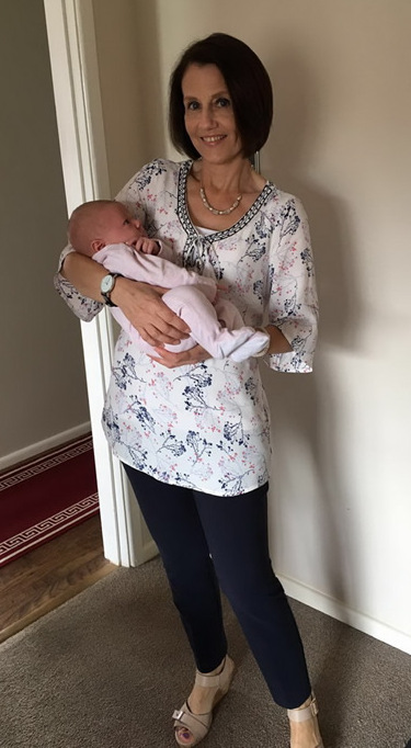 Barbara Higgs and baby