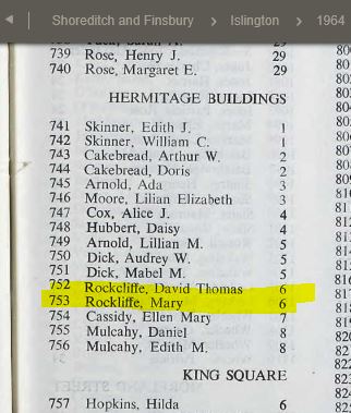 Electoral Roll entry