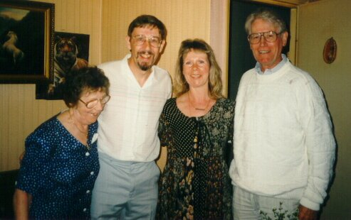 Ellen, me, my sister Theresa and cousin John